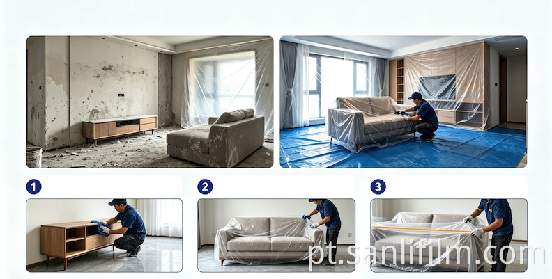 Application of Dust-proof Film in Home Renovation
